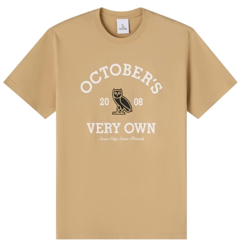 OVO Beige Short Sleeve Tee